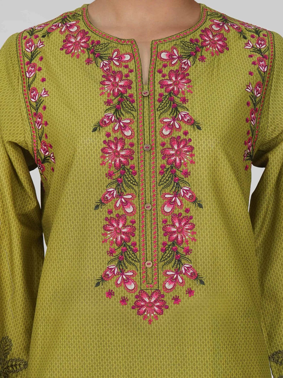 3 Piece Lawn Suit- Embroidered (Pret)