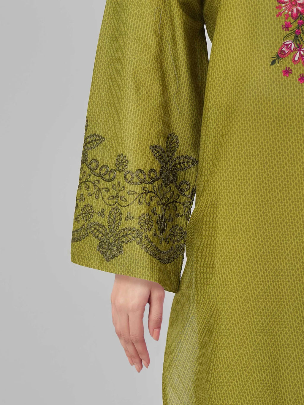 3 Piece Lawn Suit- Embroidered (Pret)