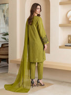 3 Piece Lawn Suit- Embroidered (Pret)