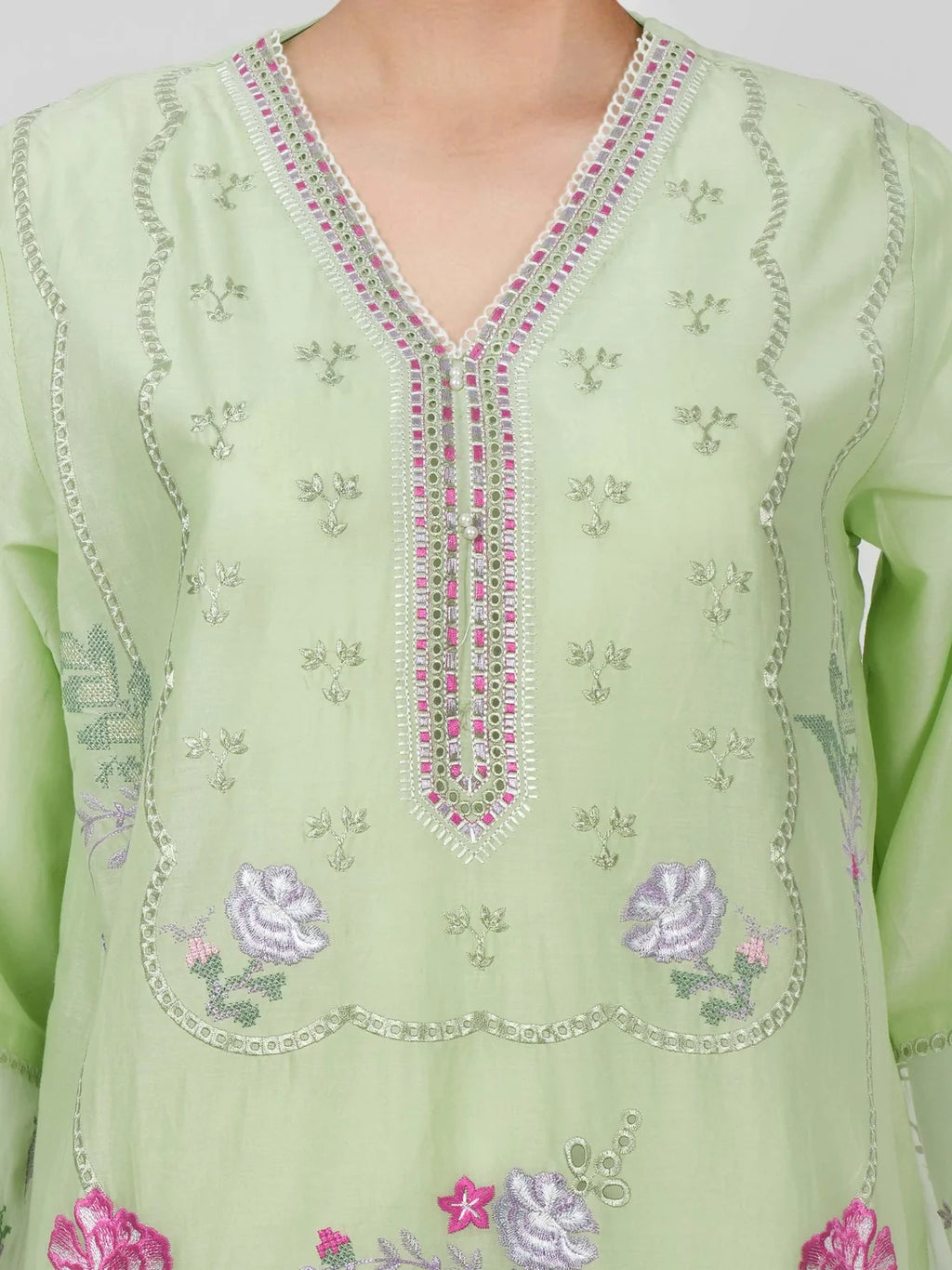3 Piece Lawn Suit- Embroidered (Pret)
