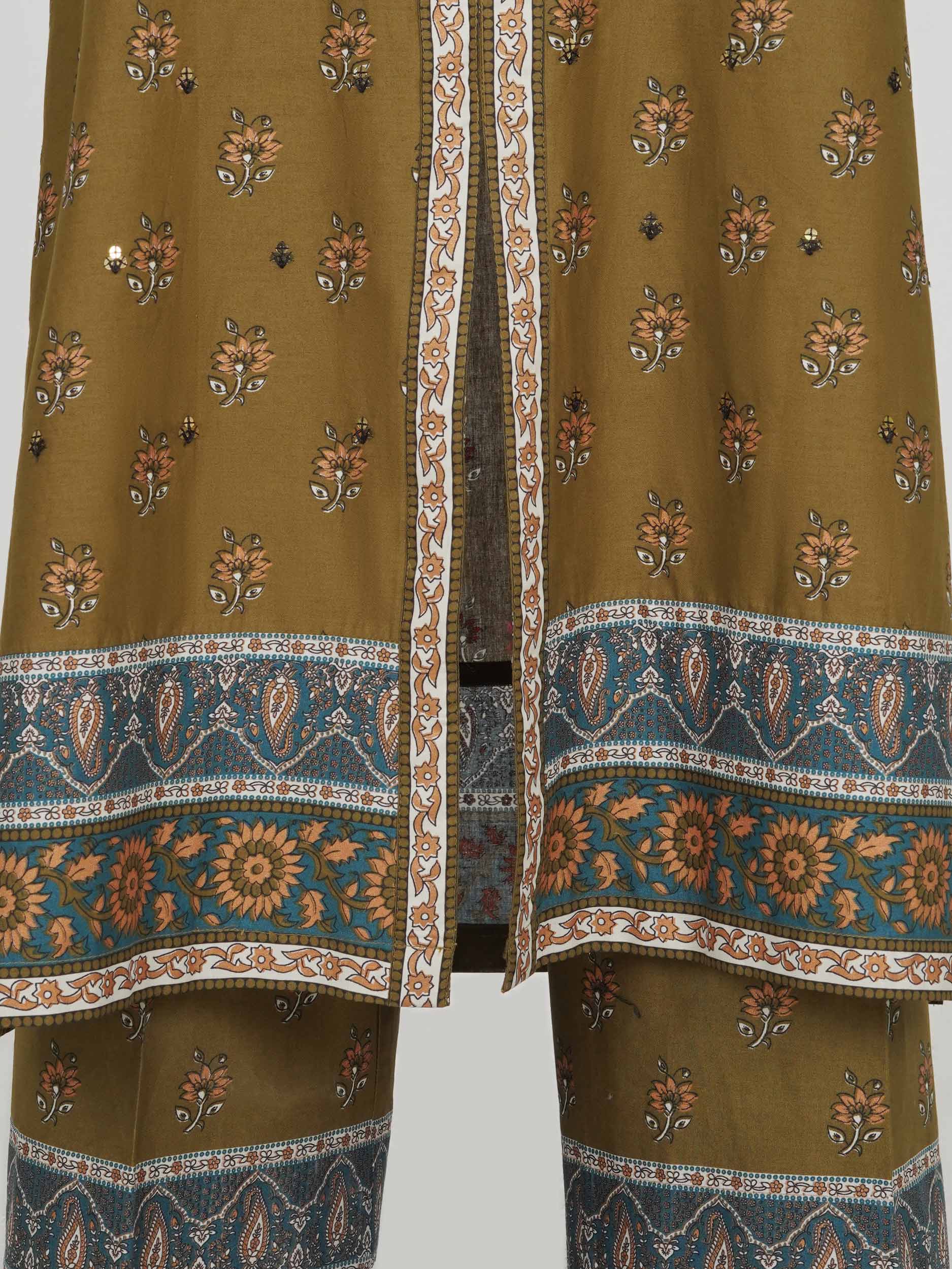 2 Piece Lawn Suit- Embroidered (Pret)