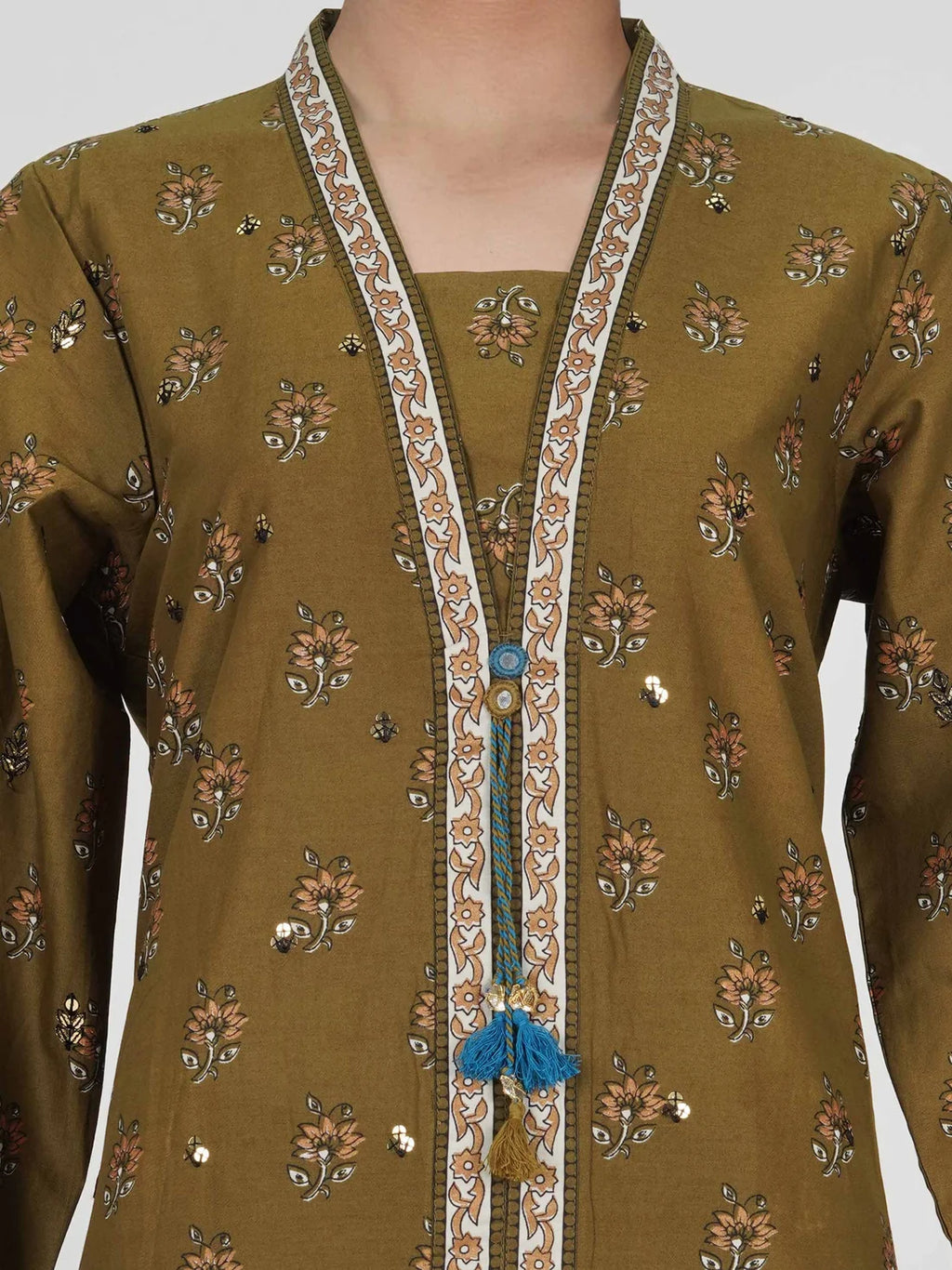 2 Piece Lawn Suit- Embroidered (Pret)