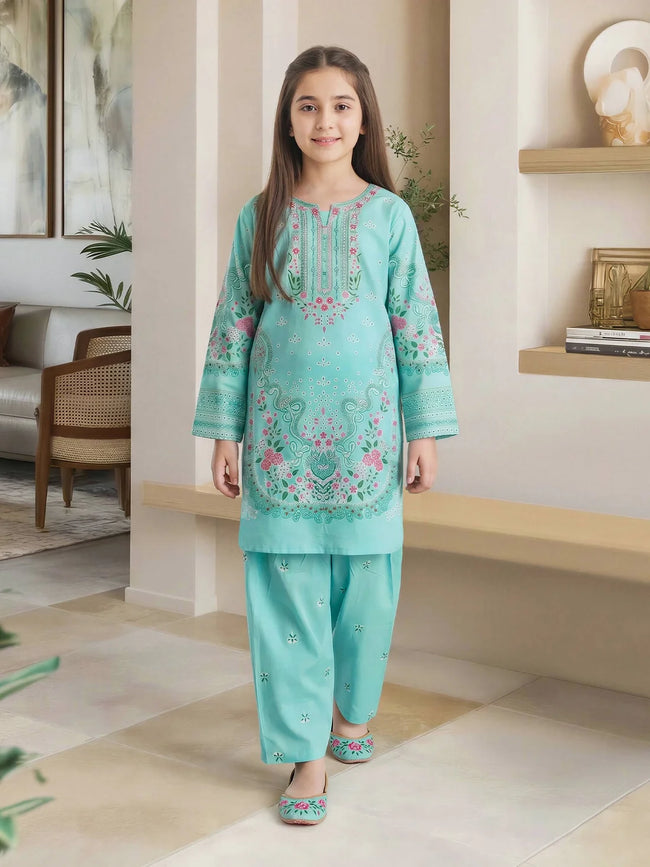 2 Piece Lawn Suit- Embroidered (Pret) Hover Image