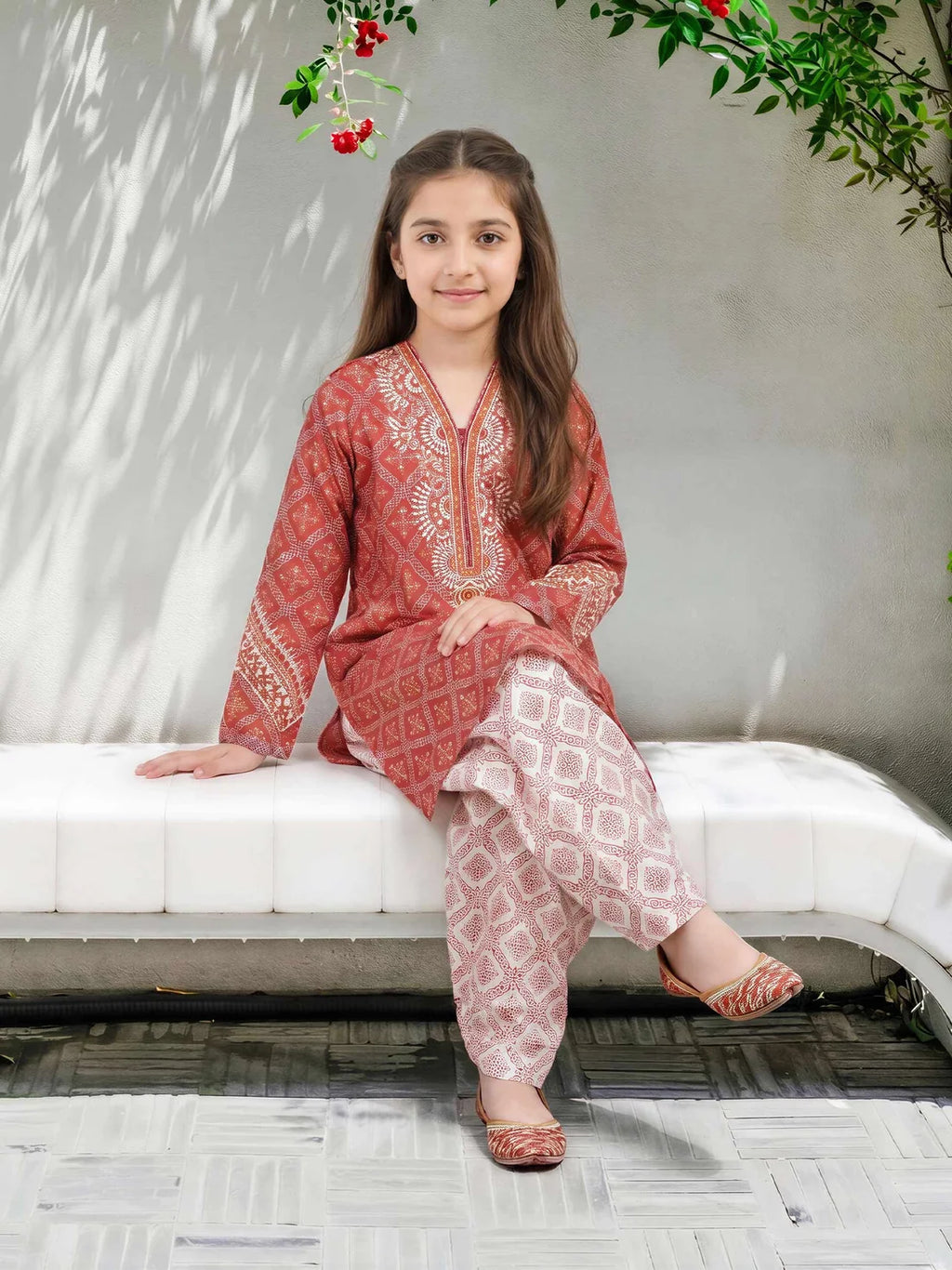 2 Piece Lawn Suit- Embroidered (Pret)
