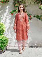 2 Piece Lawn Suit- Embroidered (Pret)