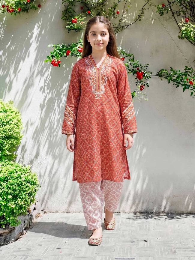 2 Piece Lawn Suit- Embroidered (Pret) Main Image