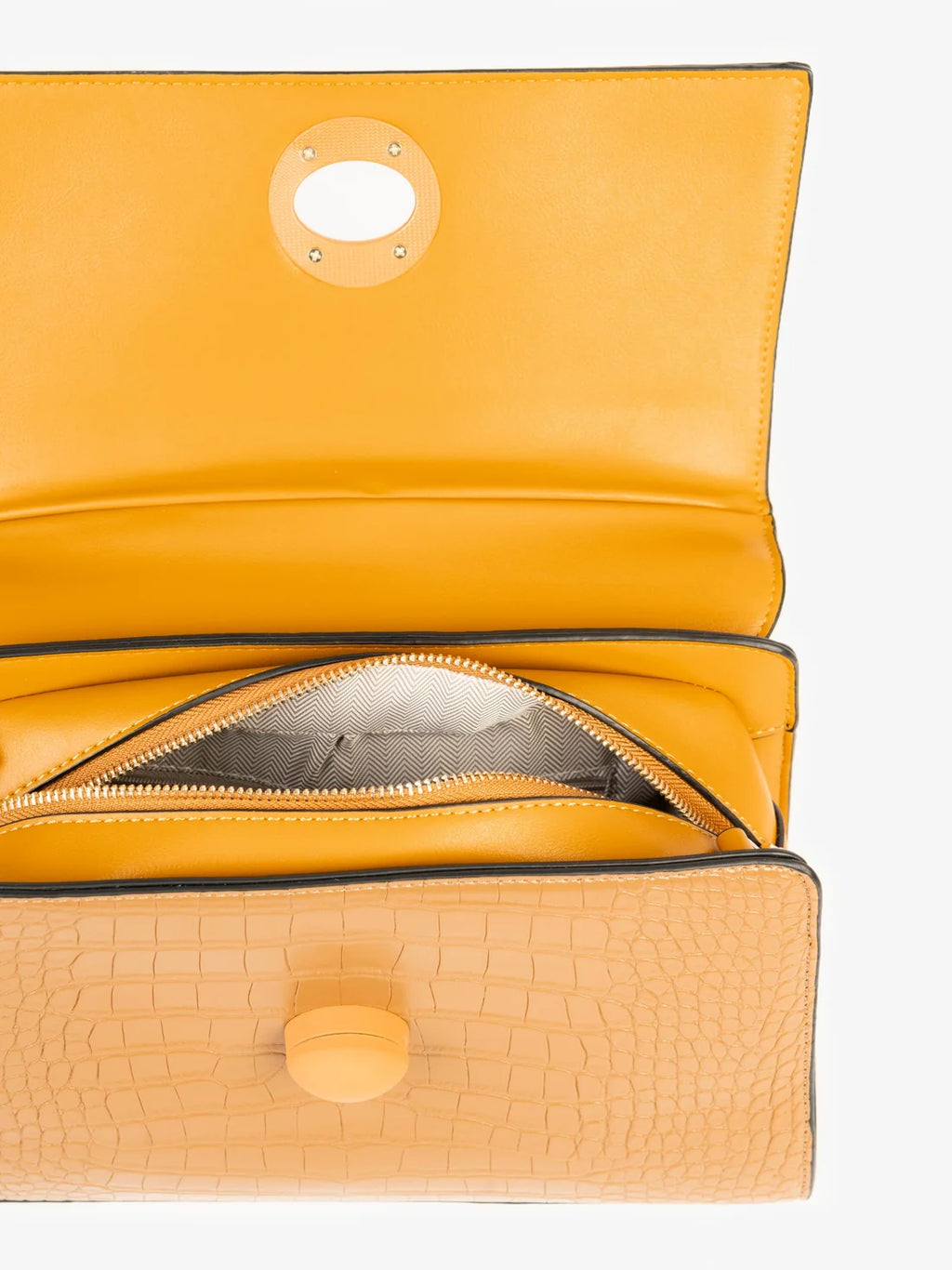 Two-tone Textured Handbag