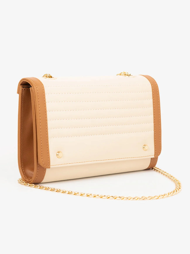 Quilted Flap Clutch Hover Image